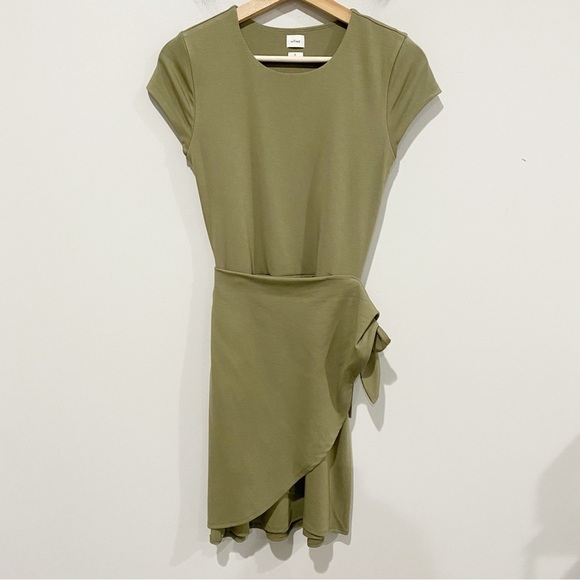 ARITZIA Wilfred New Lune Dress Bosana Green Size Small - Picture 2 of 13